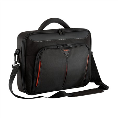Classic and Reliable: Targus Classic Clamshell Black/Red (CN415EU) - Sleek Protection for Your Devices